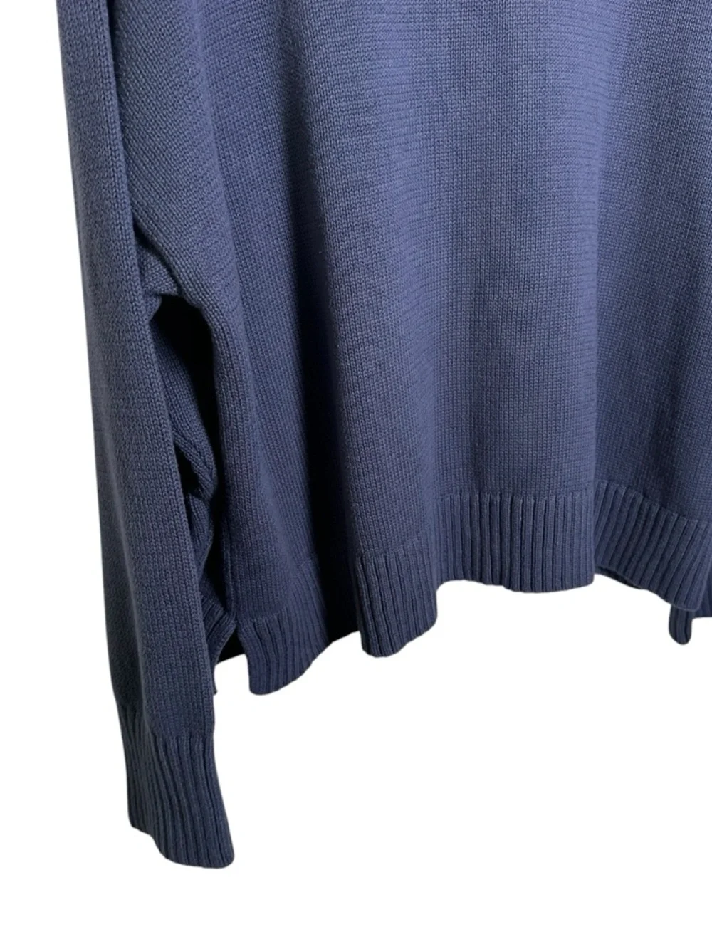 Old Navy NWT Women Crew Neck American Flag Sweater XL Knit Navy Blue USA Coastal - Picture 7 of 10